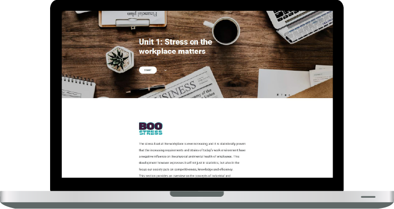 BooStress eLearning course